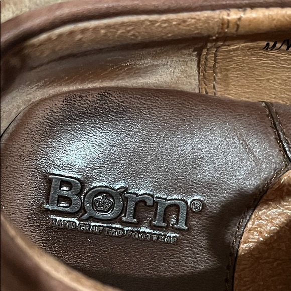 Born Men's Dark Brown Leather Derbys - Picture 4 of 4